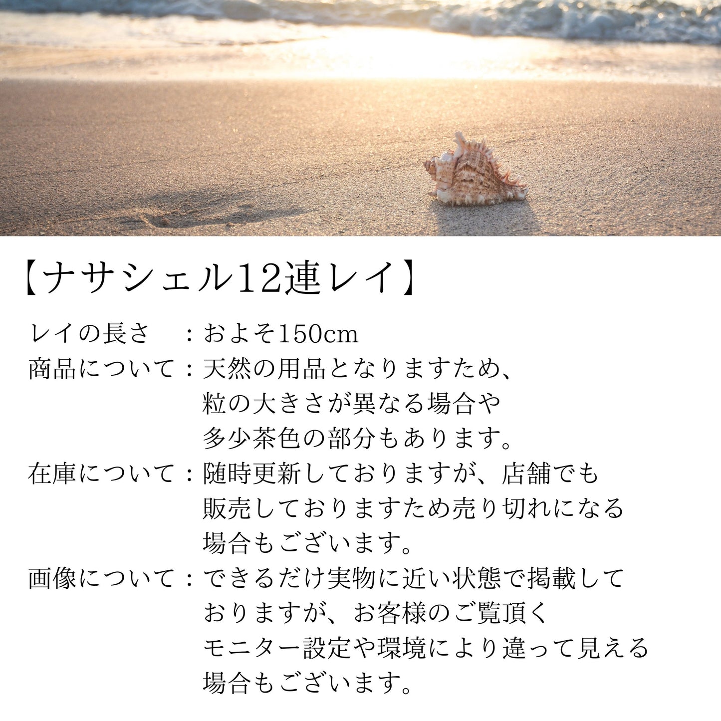 【12連ナサシェルレイ】ハワイアンレイ・フラガール必見!ロング ホワイト フラダンス ハワイ インテリア ハワイアン雑貨